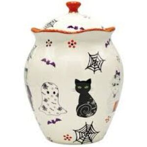 Temptations Halloween Themed Ceramic Ceramic Jar or a canister